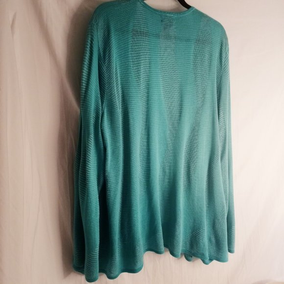 Womens 2X R Q T Wavelength Knit Cardigan Sweater - Picture 14 of 16